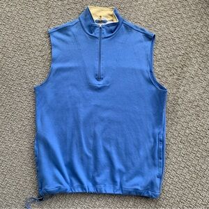Peter Millar Blue/Yellow Seven Canyons Sedona Golf Vest Medium